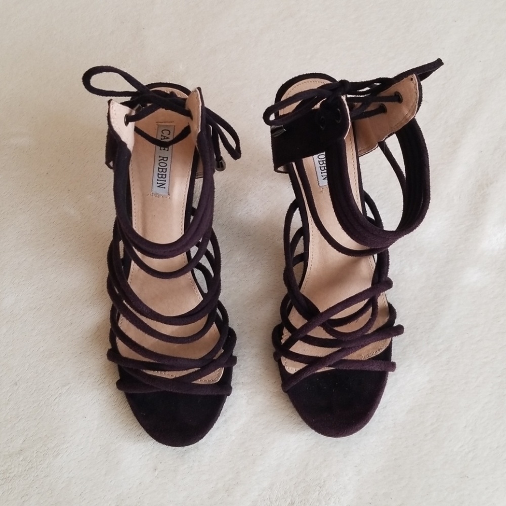 Cape Robbin Adelina Suede Strappy,  size 9